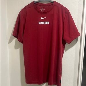 Nike Red Stanford Short Sleeve Tee